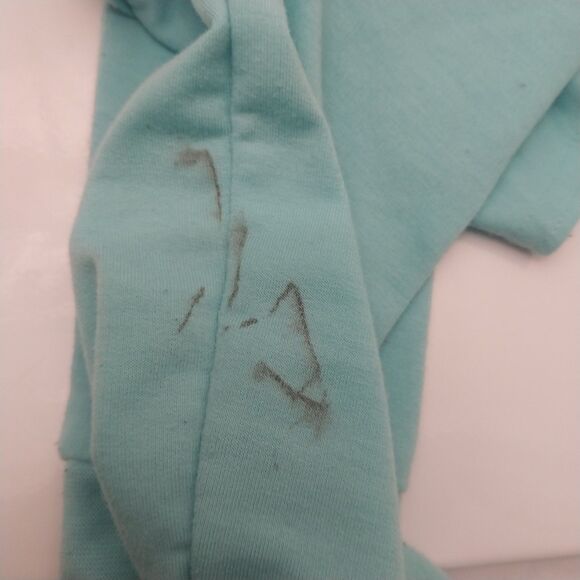 Champion Girls Hoodie Size 5 Blue Full Zip Long Sleeve Logo Toddler Jacket - Picture 7 of 7